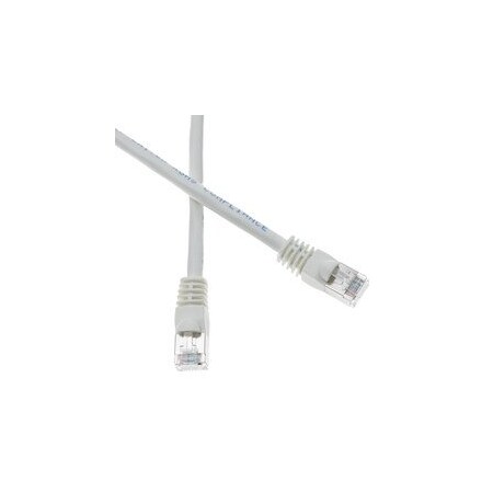 Cable Wholesale Shielded Cat6 White Ethernet Patch Cable, F/UTP, Snagless/Molded Boot, POE Compliant, 5 Foot 10X8-59105
