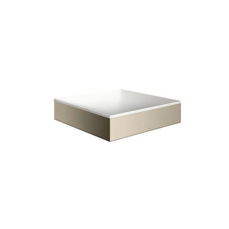 Axor Suite Sinks Square Sink without Overflow, 15 3/4" x 15 3/4" in Polished Nickel 42003830