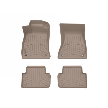 Weathertech Tan, Front and Rear FloorLiner HP 459371-459072IM