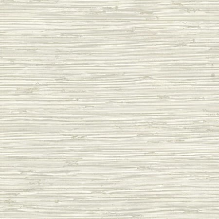 Brewster Fiber Cream Faux Grasscloth Wallpaper 2904-24418