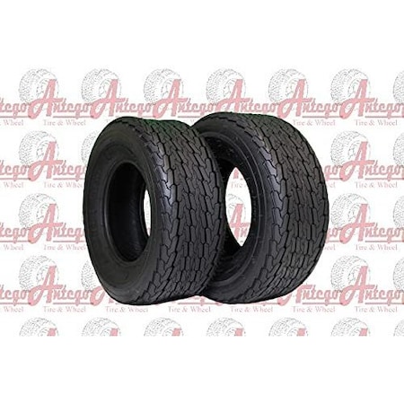 Antego Set of 2 ATW-058 10 ply 205/65-10 20.5x8.00-10 Load Range E Tires Only, 2PK T581020580010