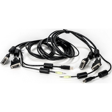 Vertiv Cable, 2-Dvi-D/1-Usb/1-Aud, 6Ft CBL0152