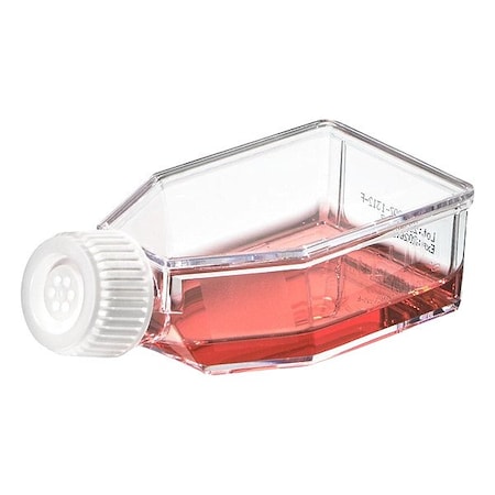 Zoro Select Plastic Flasks, Colorless, PK200 TC-FLSK-25-V-NT