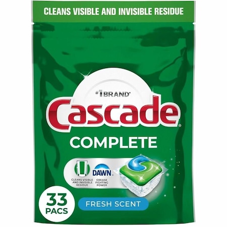 Cascade Dishwasher Detergent, Machine Wash, PK4 15518