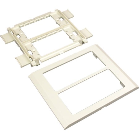 Legrand Device Bracket, 4 3/4 in W, 7/16 in H, 6 in L, Gray G4050