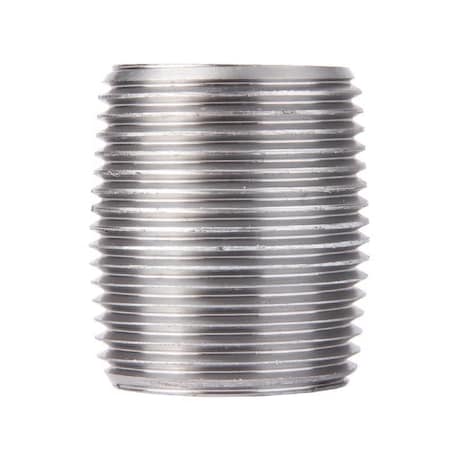 Stz Industries 1-1/4 in. MIP each X 1-1/4 in. D MIP Galvanized Steel Close Nipple 301U114XCL