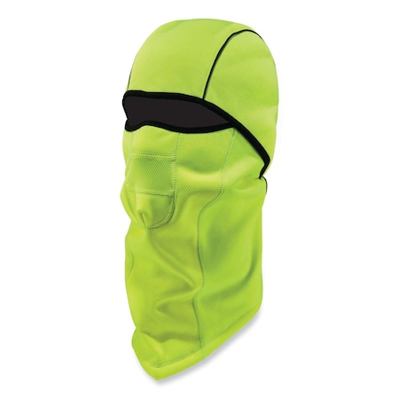 Ergodyne N-Ferno 6823 Hinged Balaclava Face Mask, Fleece, One Size Fits Most, Lime 16834