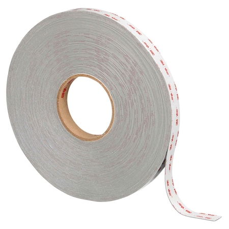 3M Foam Tape, Gray, 36 yd L, 3/4 in W 00268