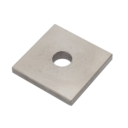 Zoro Select Square Washer, Fits Bolt Size M8 , Stainless Steel Plain Finish Z8908-316