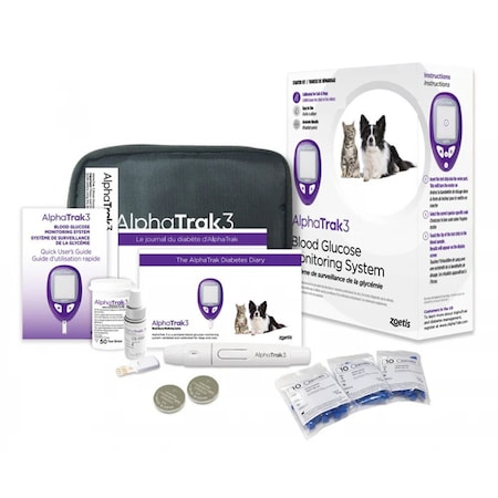 Alphatrak 3 Blood Glucose Monitoring System Starter Kit 119405