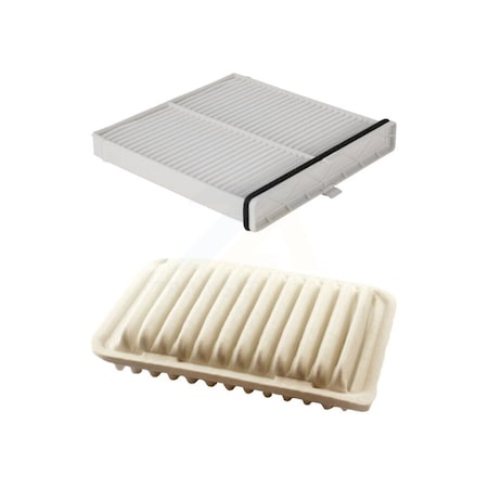 Pur 1x Air + 1x Cabin Filter 2 Total Kit For 2019 Toyota Yaris 1NZ-FE engine designation KFL-100911