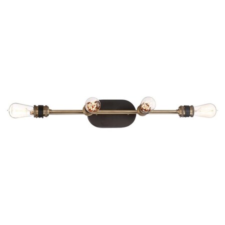 Designers Fountain Miles 4 Light Bath Bar 91004-VB