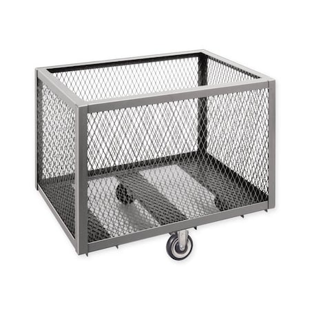 Pucel See-Thru Box Truck, 24 in W x 42 in H x 24 in D, Black STBT-2442