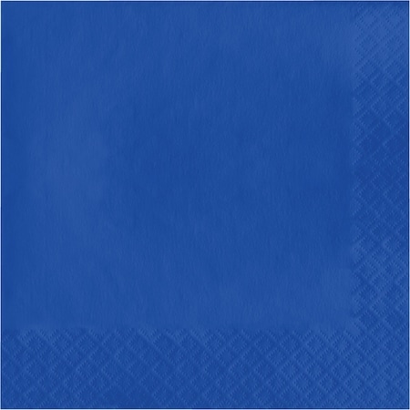 Touch Of Color 6.5" x 6.5" Cobalt Blue Napkins 600 PK 663147B