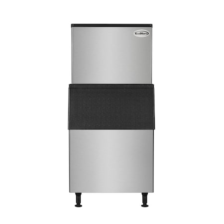 Koolmore 500lbs /day stainless steel air cooled commercial ice machine with 375lbs ice storage KM-CIM-500