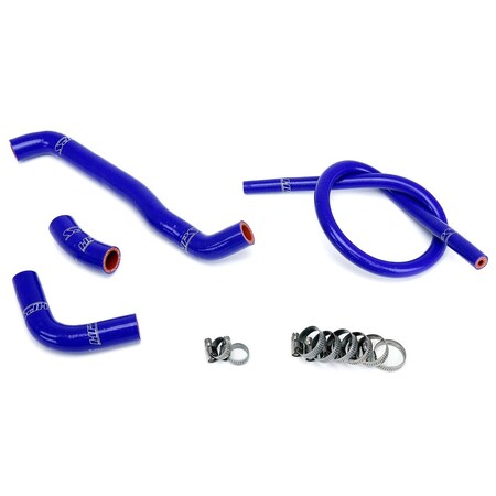 Hps Performance High Temp Reinforced Silicone Radiator Coolant Hose Kit, Blue,  57-1359-BLUE
