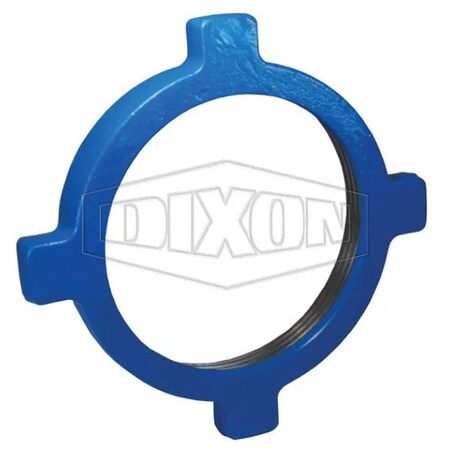 Dixon FIG 100 1 pc Wing Hammer Union Nut, Female ACME Thread, 6 in Thread, 2-3/16 in H, Forged Steel HU100600N