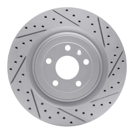 Dynamic Friction Co DFC Geoperformance Rotor - Drilled and Slotted 830-54266R