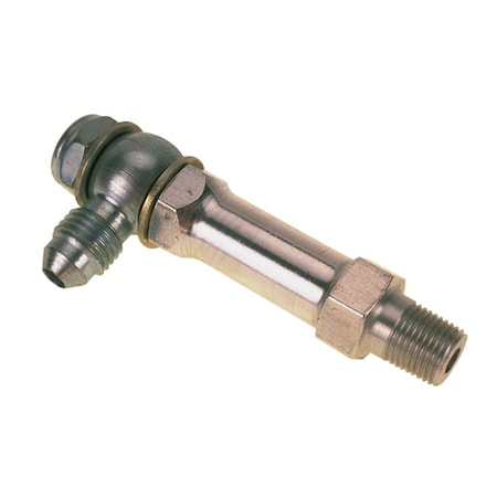 Araba Vector 90 deg 0.12 NPT x -04 AN Oil Pressure Gauge Fitting AR1387630