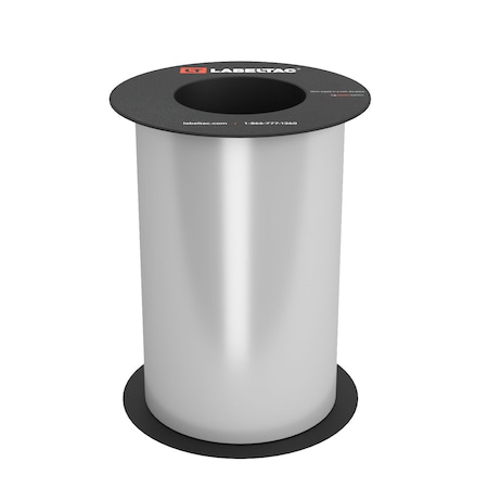 Labeltac High Performance 10-Year Vinyl Supply 8in x 75ft LTOnly, Silver Gray LT814HP-C
