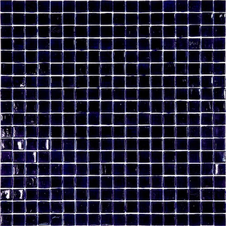Apollo Tile Skosh 11.6 in. x 11.6 in. Glossy Indigo Blue Glass Mosaic Wall and Floor Tile 18.69 sqft/case, 20PK APLNB88BL564A