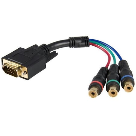 Ezgeneration 6in HD15 to Component RCA Breakout Cable EZ841087