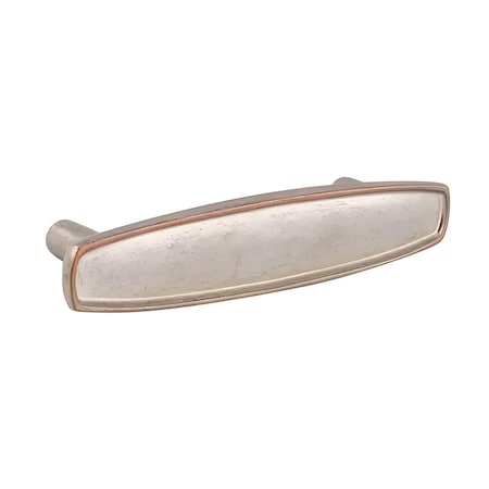 Brixwell Bar Cabinet Drawer Pull, 3 in CTC, 4 1/16 in Length, Zinc Material, Weathered Nickel Copper BXB50072WNC