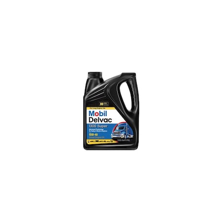 Warren Distribution Delvac 1300 15W-40 Super Diesel Engine Oil, Extra High, 1-Gallon MOB1304G