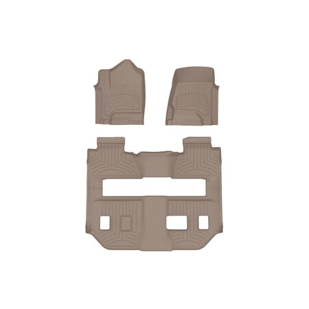 Weathertech Tan, Front and Rear FloorLiner HP 45607-1-8IM
