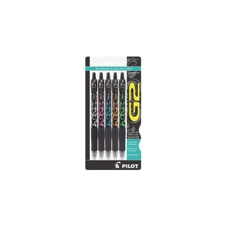 Pilot G2 Gel Ink Pen, Navy Ink, 0.7mm, 5PK 72838