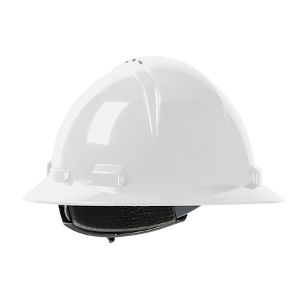 Dynamic Type II Full Brim Hard Hat w/HDPE Shell, 4-Point Textile Suspension and Wheel Ratchet Adj. 280-HP642RV-01
