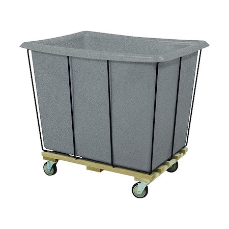 Royal Basket Trucks Poly Liner Wood Base Truck, 40" L G10-GRG-PFA-4UNN
