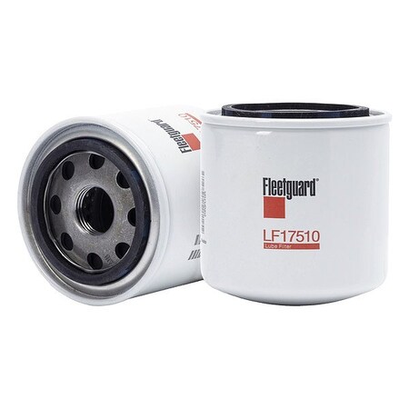 Fleetguard Oil Filter, Spin-On, Plastic LF17510