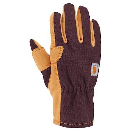 Carhartt Women's Indoor/Outdoor Work Gloves Purple M, Pair GW0793WBLKBRY-M