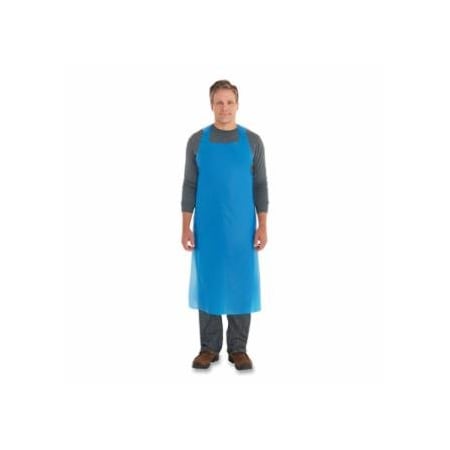Alphatec Disposable Polyethylene Apron, 27 in x 46 in, Polyethylene, Blue 012-56-230-28X46