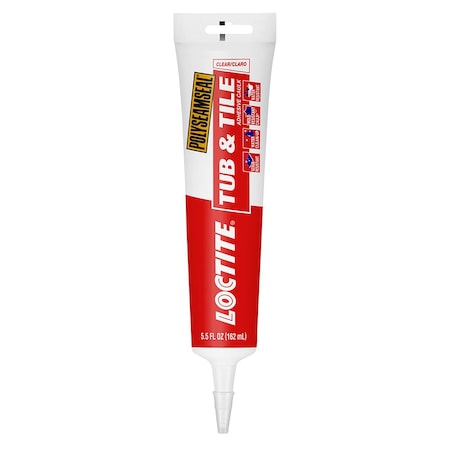 Henkel - Ge, Loctite, Osi 5.5 Oz Loctite 2241871 Clear Polyseamseal Tub & Tile Adhesive Caulk 2241860