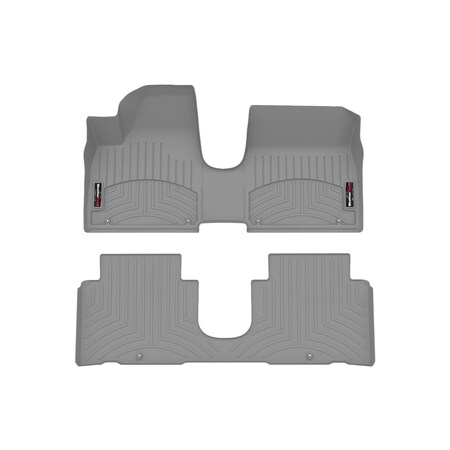 Weathertech Grey, Front and Rear Floorliners 461720-1-2