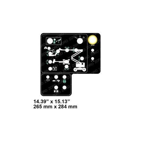 Genie REPLACEMENT LABEL, GBOX, Z45IC 160516GT