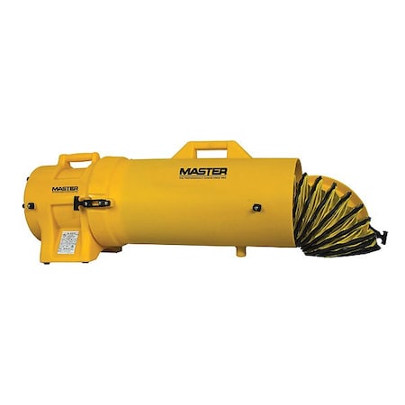 Master Confined Space Fan, Yellow, 14" H MB-P0813-DC25