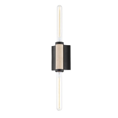 Troy Lighting Cruiz 2 Light Wall Sconce 4.5 In. Soft Black B6702-SBK
