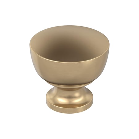 Amerock Chalice 1-1/4 inch (32mm) Diameter Champagne Bronze Cabinet Knob, 25PK 25VMP37022CZ