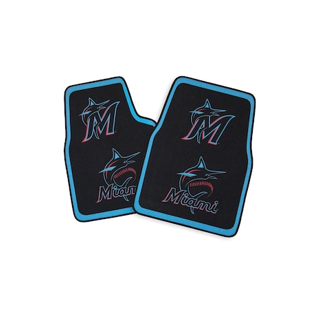 Coverking UNIVERSAL FLOORMAT WITH MIAMI MARLINS LOGO H9YXGW
