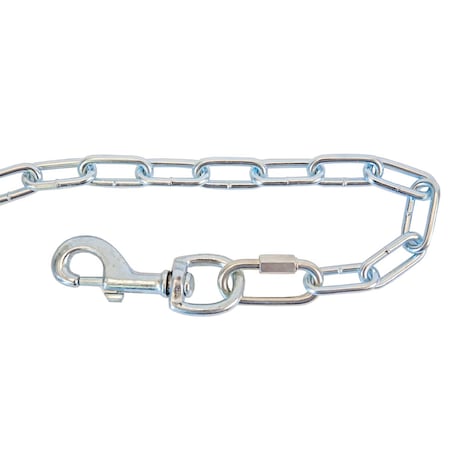 Koch Industries Silver Steel Dog Tie Out Chain Large A20321