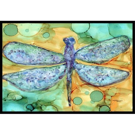Carolines Treasures 8967MAT Abstract Dragonfly Indoor or Outdoor Mat, 18 x 27 in. 8967MAT