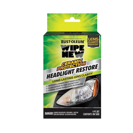 Wipe New Ceramic Headlight Restore Kit, 4 Pc. 397048
