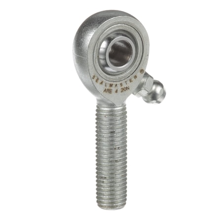 Sealmaster Male Rod End Bearing - Three-Piece Greasable Carbon Steel Race ARE 4 20N