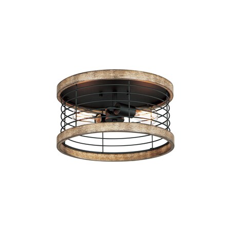 Maxim Homestead 15 Semi Flush Mount" 12510DWBK