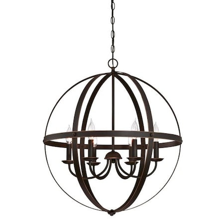 Westinghouse Six-Light Indoor LED Chandelier ORB 6328200
