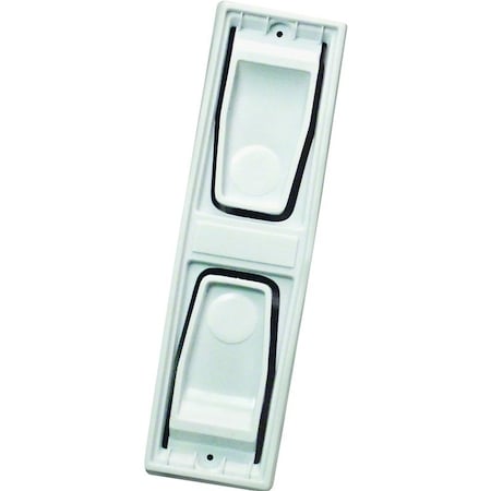 Chef Craft Paper Towel Holder, 16 in OAW, 16 in OAL, Plastic, White 20722