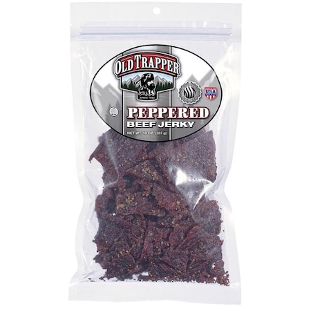 Old Trapper Peppered Beef Jerky 10 oz Bagged 22212T